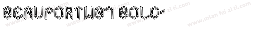 BeaufortW01 Bold字体转换